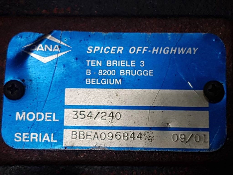Ahlmann AZ150-Spicer Dana 354/240-4100738A-Transmission в лізинг Ahlmann AZ150-Spicer Dana 354/240-4100738A-Transmission: фото 6
