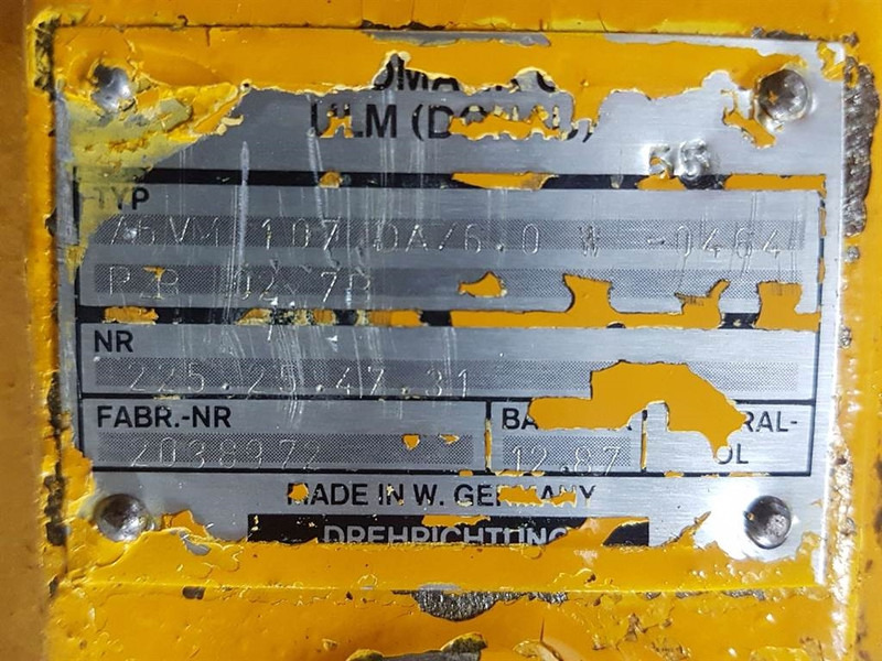 Ahlmann AZ9-Hydromatik A6VM107DA/60W-Drive motor/Fahrmotor - Гідравліка в категорії Будівельна техніка: фото 5 Ahlmann AZ9-Hydromatik A6VM107DA/60W-Drive motor/Fahrmotor - Гідравліка в категорії Будівельна техніка: фото 5