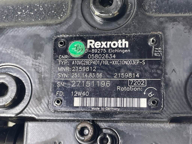 Bomag -Rexroth A10VG28EP4D1/10L-Drive pump/Fahrpumpe - Гідравліка в категорії Будівельна техніка: фото 4 Bomag -Rexroth A10VG28EP4D1/10L-Drive pump/Fahrpumpe - Гідравліка в категорії Будівельна техніка: фото 4
