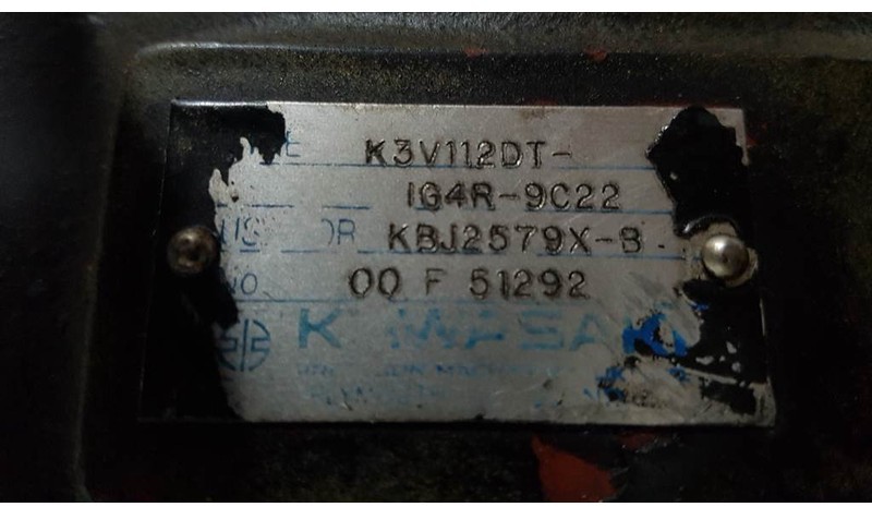 Kawasaki K3V112DT-IG4R-9C22 - Load sensing pump - Гідравліка: фото 3 Kawasaki K3V112DT-IG4R-9C22 - Load sensing pump - Гідравліка: фото 3