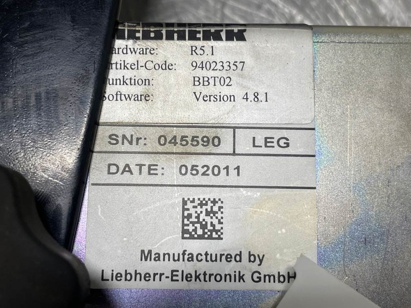 Liebherr A934C-94023357-BBT02-R5.1-Display unit/Dashboard - Електрична система в категорії Будівельна техніка: фото 5 Liebherr A934C-94023357-BBT02-R5.1-Display unit/Dashboard - Електрична система в категорії Будівельна техніка: фото 5