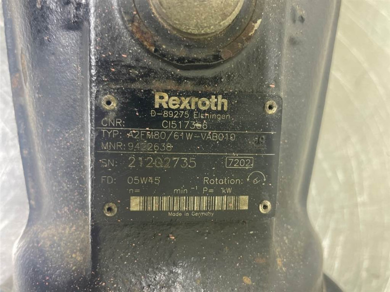 Manitou 160ATJ-Rexroth A2FM80/61W-Drive motor/Fahrmotor - Гідравліка в категорії Будівельна техніка: фото 4 Manitou 160ATJ-Rexroth A2FM80/61W-Drive motor/Fahrmotor - Гідравліка в категорії Будівельна техніка: фото 4