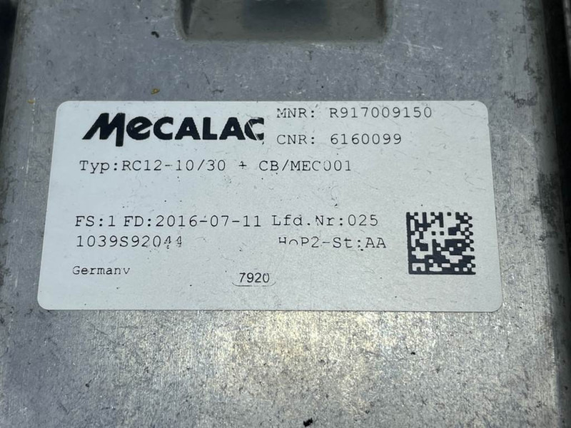 Mecalac 12MTX-6160099-ECU/Control box/Steuermodul - Електрична система в категорії Будівельна техніка: фото 4 Mecalac 12MTX-6160099-ECU/Control box/Steuermodul - Електрична система в категорії Будівельна техніка: фото 4