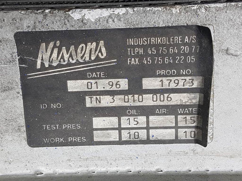 Nissens TN3010006-Cooler/Kühler/Koeler - Двигун в категорії Будівельна техніка: фото 4 Nissens TN3010006-Cooler/Kühler/Koeler - Двигун в категорії Будівельна техніка: фото 4