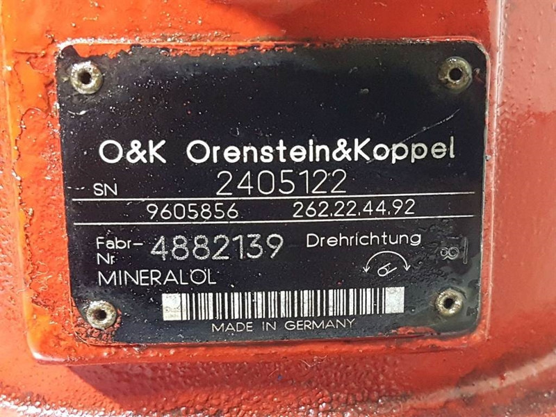 O & K L6/L6.3/L6.5/L8/L8.5-2405122-Drive motor/Fahrmotor - Гідравліка в категорії Будівельна техніка: фото 5 O & K L6/L6.3/L6.5/L8/L8.5-2405122-Drive motor/Fahrmotor - Гідравліка в категорії Будівельна техніка: фото 5