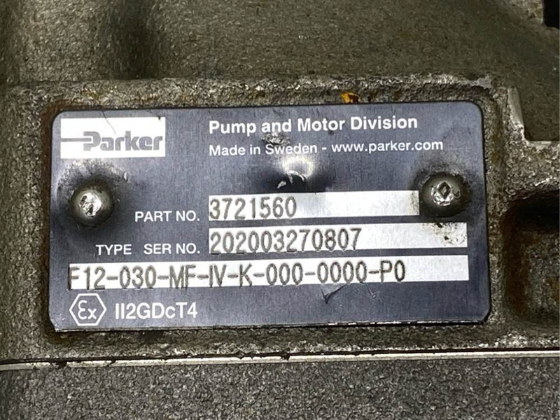 Parker F12-030-MF-IV-K - 3721560 - Drive motor/Fahrmotor - Гідравліка в категорії Будівельна техніка: фото 5 Parker F12-030-MF-IV-K - 3721560 - Drive motor/Fahrmotor - Гідравліка в категорії Будівельна техніка: фото 5