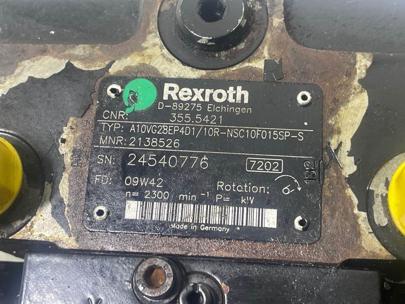 Rexroth A10VG28EP4D1/10R-Drive pump/Fahrpumpe/Rijpomp - Гідравліка в категорії Будівельна техніка: фото 4 Rexroth A10VG28EP4D1/10R-Drive pump/Fahrpumpe/Rijpomp - Гідравліка в категорії Будівельна техніка: фото 4