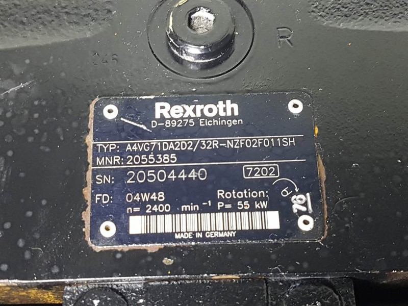 Rexroth A4VG71DA2D2/32R-R902055385-Drive pump/Fahrpumpe - Гідравліка в категорії Будівельна техніка: фото 4 Rexroth A4VG71DA2D2/32R-R902055385-Drive pump/Fahrpumpe - Гідравліка в категорії Будівельна техніка: фото 4