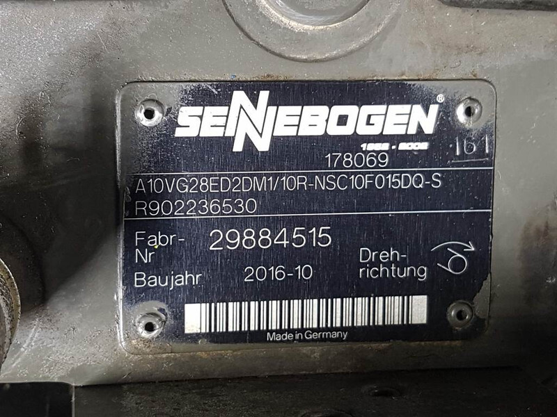 Sennebogen 818E-Rexroth A10VG28ED2DM1/10R-Load sensing pump - Гідравліка в категорії Будівельна техніка: фото 5 Sennebogen 818E-Rexroth A10VG28ED2DM1/10R-Load sensing pump - Гідравліка в категорії Будівельна техніка: фото 5