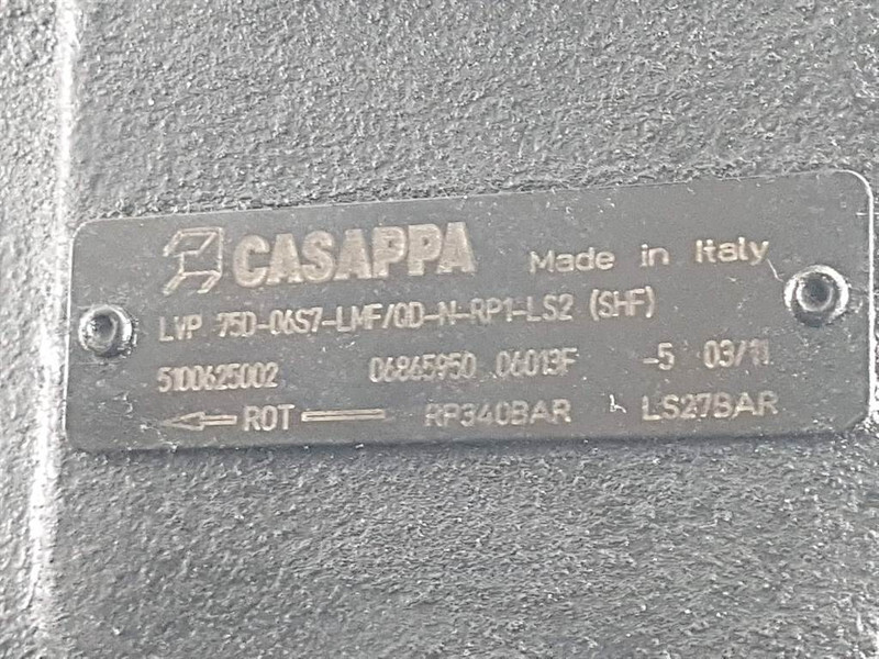 Terex TL210-5100625002-Casappa LVP75D-Load sensing pump - Гідравліка в категорії Будівельна техніка: фото 4 Terex TL210-5100625002-Casappa LVP75D-Load sensing pump - Гідравліка в категорії Будівельна техніка: фото 4