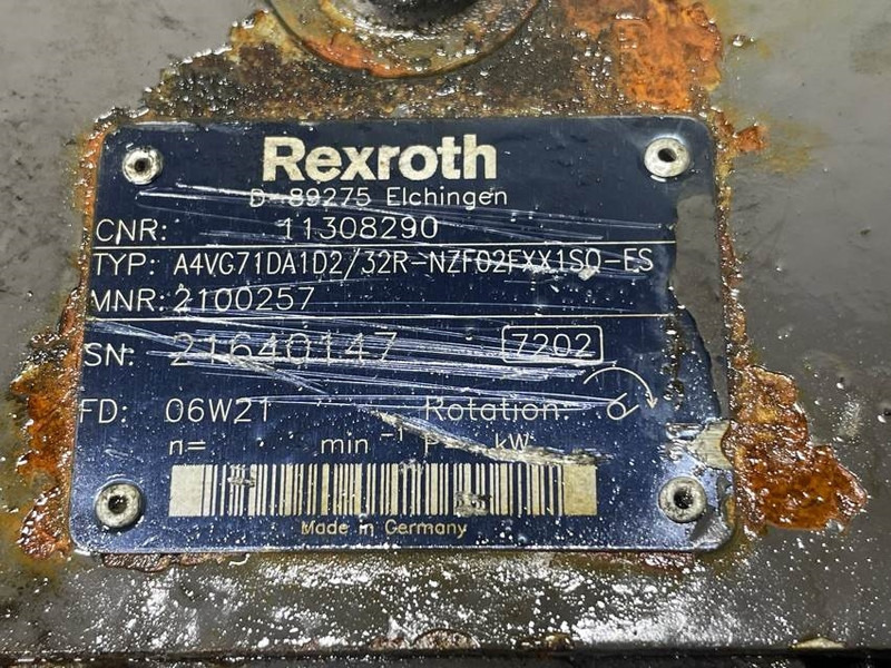 Volvo L35B-Rexroth A4VG71DA1D2/32R-Drive pump/Fahrpumpe в лізинг Volvo L35B-Rexroth A4VG71DA1D2/32R-Drive pump/Fahrpumpe: фото 8