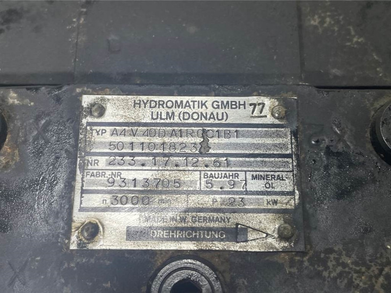 WACKER NEUSON 5011018233/1000192758-Hydromatik A4V40-Drive pump - Гідравліка в категорії Будівельна техніка: фото 4 WACKER NEUSON 5011018233/1000192758-Hydromatik A4V40-Drive pump - Гідравліка в категорії Будівельна техніка: фото 4