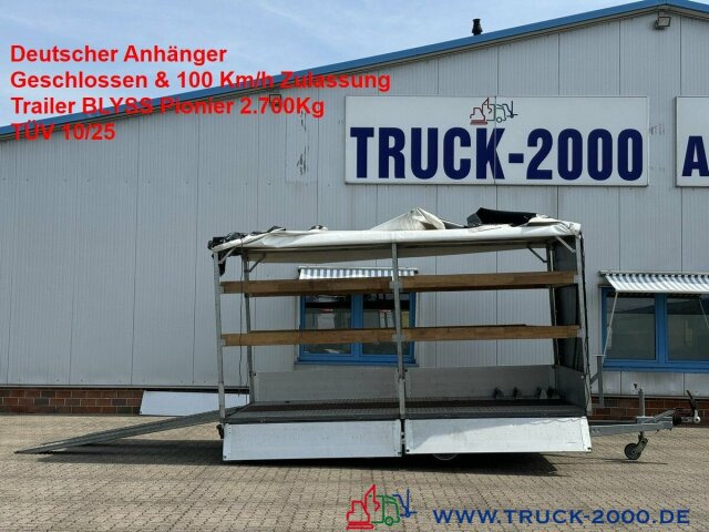 Blyss Pionier Trailer 2.700Kg GESCHLOSSEN 100 Km/h - Автовоз причіп: фото 1 Blyss Pionier Trailer 2.700Kg GESCHLOSSEN 100 Km/h - Автовоз причіп: фото 1