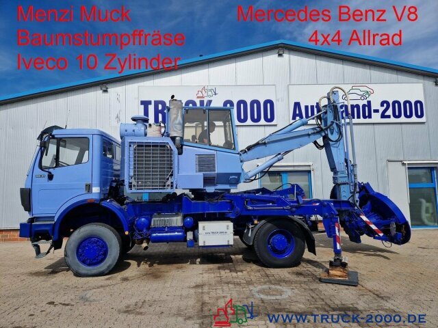 Mercedes-Benz 1831 4x4 Menzi Muck Baum Stubben - Wurzelfräse - Будівельна техніка: фото 1 Mercedes-Benz 1831 4x4 Menzi Muck Baum Stubben - Wurzelfräse - Будівельна техніка: фото 1