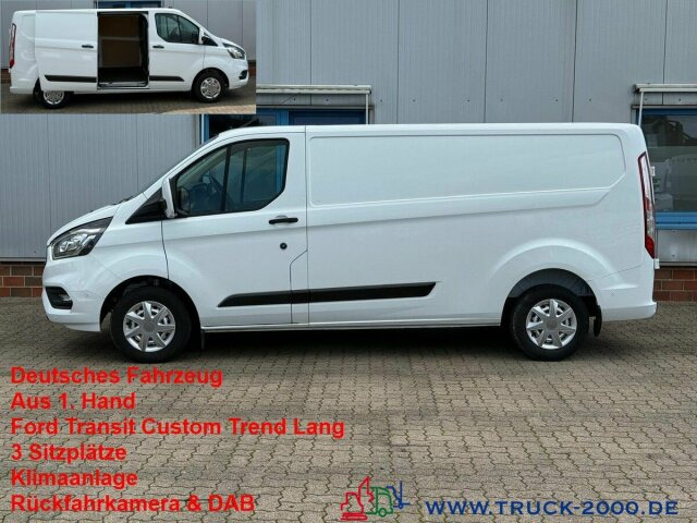 Легковий фургон Ford Transit Custom Lang Trend 3Sitzer + Klima + DAB: фото 1