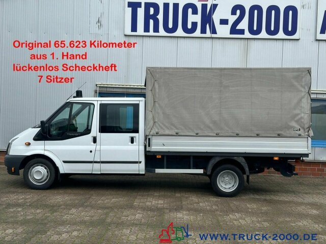Ford Transit FT 460 DoKa 7 Sitzer Nur 65.623KM 1.Hand - Тентований фургон, Вантажопасажирський фургон: фото 1 Ford Transit FT 460 DoKa 7 Sitzer Nur 65.623KM 1.Hand - Тентований фургон, Вантажопасажирський фургон: фото 1