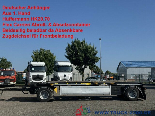 Hüffermann HK20.70 Flex/Kombi Carrier/ Abroll Absetzcont. - Причіп мультиліфт/ Бункеровоз: фото 1 Hüffermann HK20.70 Flex/Kombi Carrier/ Abroll Absetzcont. - Причіп мультиліфт/ Бункеровоз: фото 1