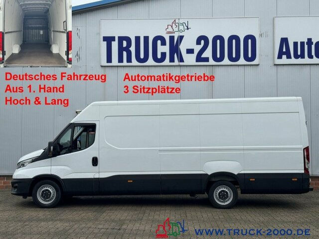 Iveco Daily Maxi Hoch & Lang Autom. 3 Sitze TÜV 01/27 - Суцільнометалевий фургон: фото 1 Iveco Daily Maxi Hoch & Lang Autom. 3 Sitze TÜV 01/27 - Суцільнометалевий фургон: фото 1