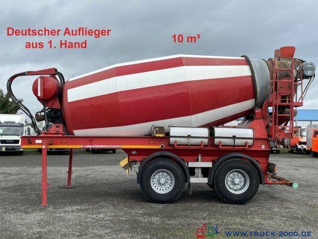 Karrena 10 m³ Betonmischer / Concrete Mixer 1.Hd - Напівпричіп бетонозмішувач: фото 1 Karrena 10 m³ Betonmischer / Concrete Mixer 1.Hd - Напівпричіп бетонозмішувач: фото 1