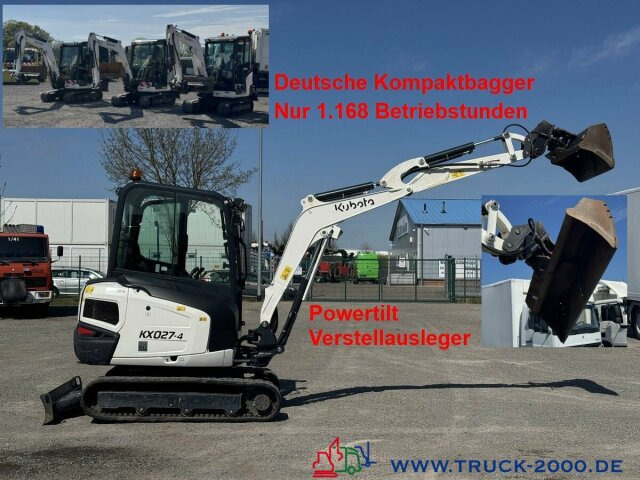 Kubota Kubota KX027-4 GL Verstellausleger + Powertilt - Міні-екскаватор: фото 1 Kubota Kubota KX027-4 GL Verstellausleger + Powertilt - Міні-екскаватор: фото 1