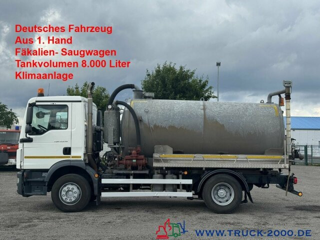 MAN TGM 15.250 Fäkalien- Saugwagen 8.000 Liter Klima - Асенізатори: фото 1 MAN TGM 15.250 Fäkalien- Saugwagen 8.000 Liter Klima - Асенізатори: фото 1
