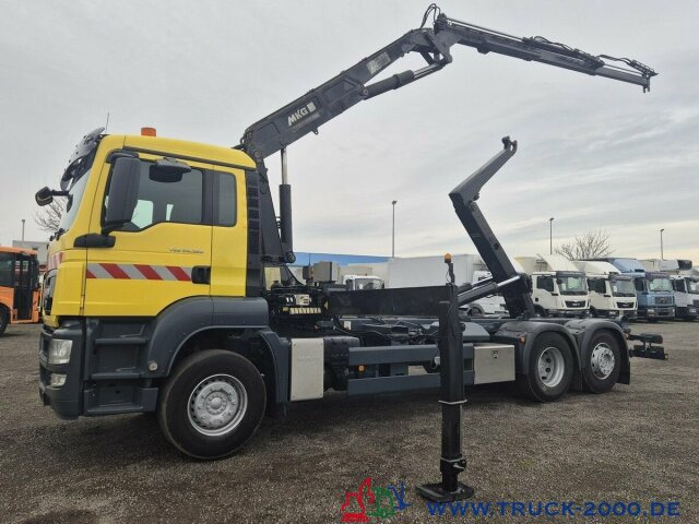 MAN TGS 26.320 Meiller RK 2070+ Kran MKG HLK 177+FB - Гаковий мультиліфт вантажівка, Вантажівка з маніпулятором: фото 3 MAN TGS 26.320 Meiller RK 2070+ Kran MKG HLK 177+FB - Гаковий мультиліфт вантажівка, Вантажівка з маніпулятором: фото 3