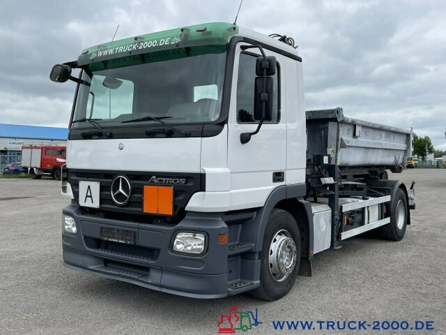Mercedes-Benz 1841L Abroller + Kran + FB 7.6m=1.2 t. - Гаковий мультиліфт вантажівка, Вантажівка з маніпулятором: фото 2 Mercedes-Benz 1841L Abroller + Kran + FB 7.6m=1.2 t. - Гаковий мультиліфт вантажівка, Вантажівка з маніпулятором: фото 2
