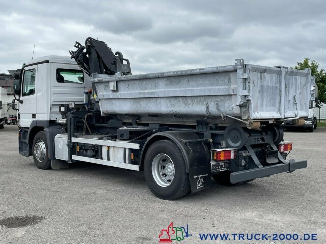Mercedes-Benz 1841L Abroller + Kran + FB 7.6m=1.2 t. - Гаковий мультиліфт вантажівка, Вантажівка з маніпулятором: фото 4 Mercedes-Benz 1841L Abroller + Kran + FB 7.6m=1.2 t. - Гаковий мультиліфт вантажівка, Вантажівка з маніпулятором: фото 4
