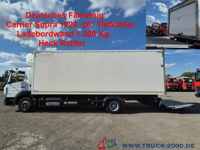 Mercedes-Benz Atego 1530 Tiefkühler Carrier Supra Rolltor+ LBW - Рефрижератор вантажівка: фото 1 Mercedes-Benz Atego 1530 Tiefkühler Carrier Supra Rolltor+ LBW - Рефрижератор вантажівка: фото 1