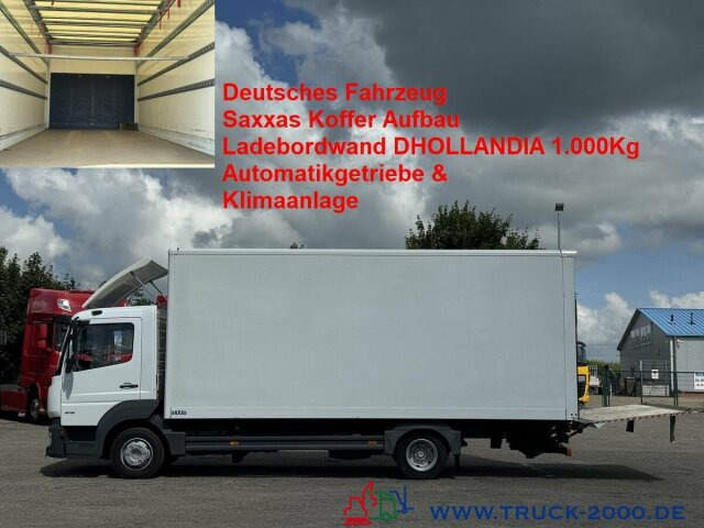Mercedes-Benz Atego 818 Koffer LBW DHOLLANDIA 1.000kg 3 Sitze - Фургон з закритим кузовом: фото 1 Mercedes-Benz Atego 818 Koffer LBW DHOLLANDIA 1.000kg 3 Sitze - Фургон з закритим кузовом: фото 1