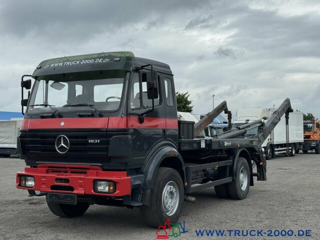 Скіповий навантажувач вантажівка Mercedes-Benz SK 1831 Meiller Teleabsetzer AHK - NUR 475 TKM: фото 6