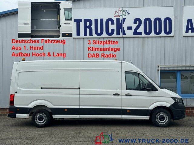 Volkswagen Crafter 35 2.0 TDI Hoch & Lang 3 Sitze Klima DAB - Суцільнометалевий фургон: фото 1 Volkswagen Crafter 35 2.0 TDI Hoch & Lang 3 Sitze Klima DAB - Суцільнометалевий фургон: фото 1