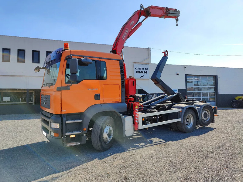 MAN TGA 28.310 Container / Fassi F130 - Гаковий мультиліфт вантажівка, Вантажівка з маніпулятором: фото 4 MAN TGA 28.310 Container / Fassi F130 - Гаковий мультиліфт вантажівка, Вантажівка з маніпулятором: фото 4