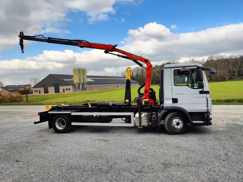 MAN TGL 12.250 Containersysteem Jimeca met kraan Palfinger PK4501 - Гаковий мультиліфт вантажівка, Вантажівка з маніпулятором: фото 4 MAN TGL 12.250 Containersysteem Jimeca met kraan Palfinger PK4501 - Гаковий мультиліфт вантажівка, Вантажівка з маніпулятором: фото 4