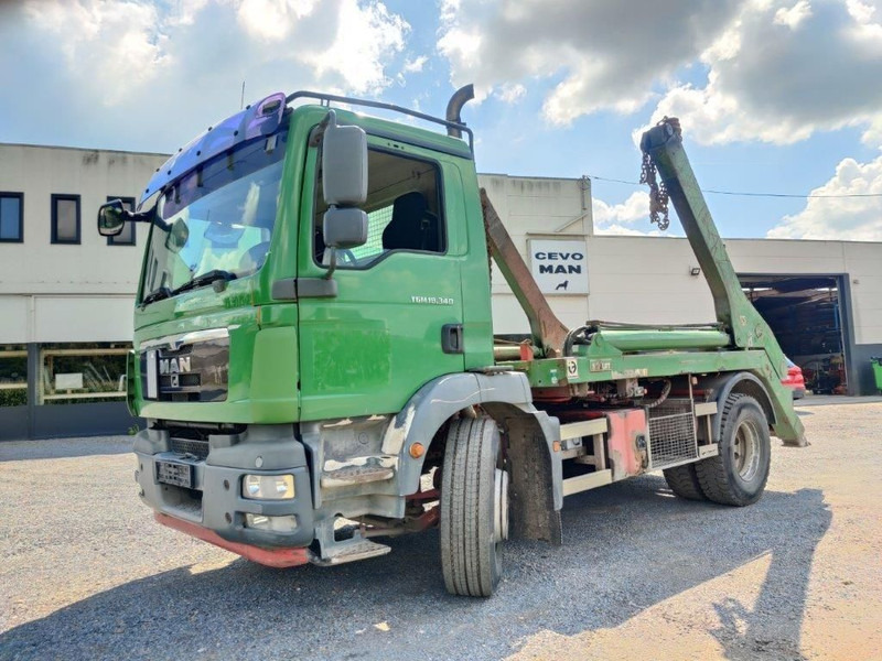 MAN TGM 18.340 Euro5 Afzetsysteem Hyvalift - Скіповий навантажувач вантажівка: фото 1 MAN TGM 18.340 Euro5 Afzetsysteem Hyvalift - Скіповий навантажувач вантажівка: фото 1