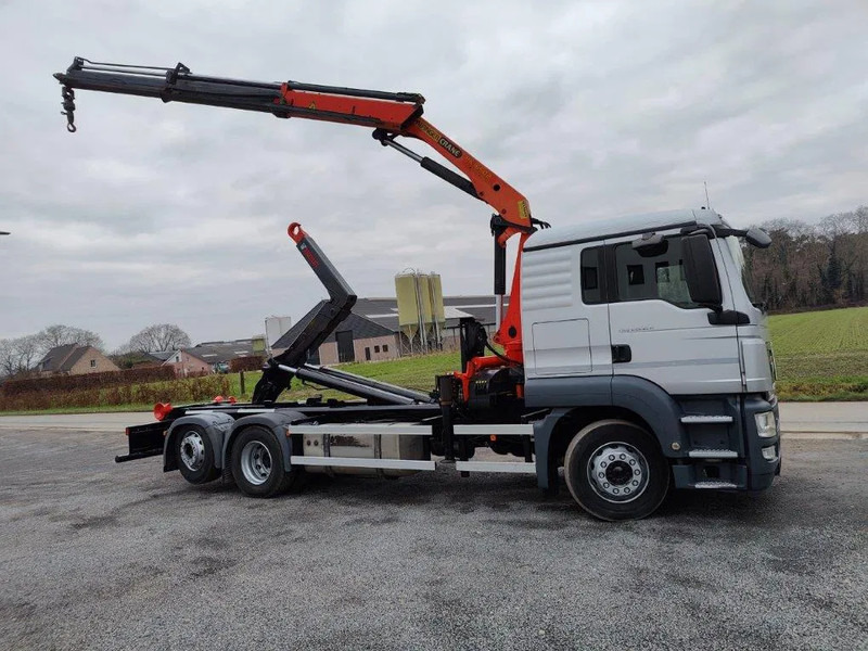 MAN TGS 26.320 Container Multilift + Kraan Palfinger PK16502 - Гаковий мультиліфт вантажівка, Вантажівка з маніпулятором: фото 3 MAN TGS 26.320 Container Multilift + Kraan Palfinger PK16502 - Гаковий мультиліфт вантажівка, Вантажівка з маніпулятором: фото 3