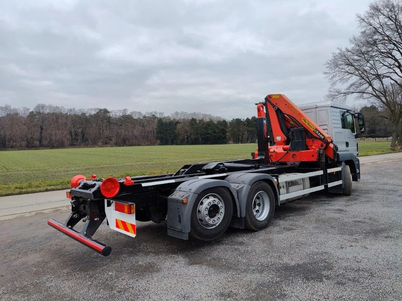 Гаковий мультиліфт вантажівка, Вантажівка з маніпулятором MAN TGS 26.320 Container Multilift + Kraan Palfinger PK16502: фото 9