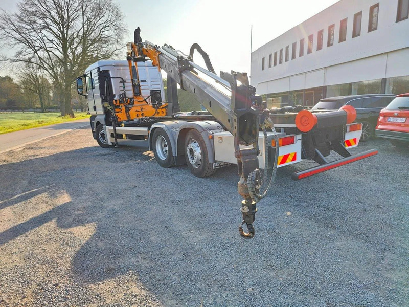 MAN TGX 26.400 6x2 Euro5 Container LEEBUR + Crane Effer 145 - Гаковий мультиліфт вантажівка, Вантажівка з маніпулятором: фото 5 MAN TGX 26.400 6x2 Euro5 Container LEEBUR + Crane Effer 145 - Гаковий мультиліфт вантажівка, Вантажівка з маніпулятором: фото 5