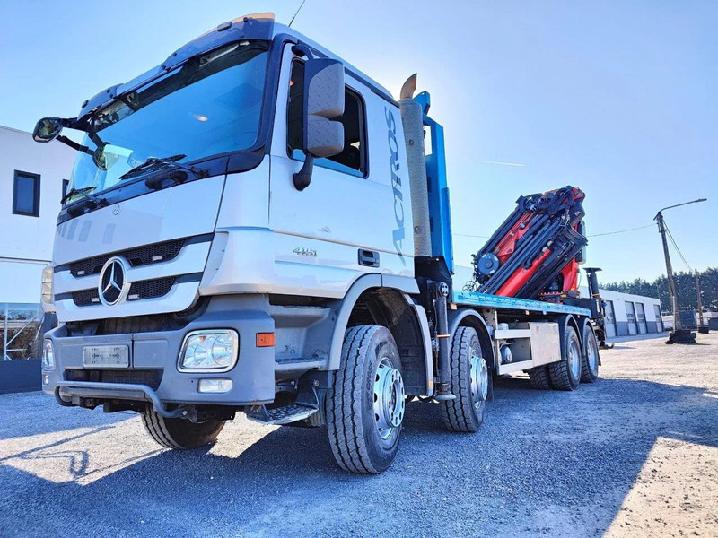 Mercedes-Benz Actros 4151 V8 8x4 Palfinger PK78002 - Бортова вантажівка/ Платформа, Вантажівка з маніпулятором: фото 1 Mercedes-Benz Actros 4151 V8 8x4 Palfinger PK78002 - Бортова вантажівка/ Платформа, Вантажівка з маніпулятором: фото 1