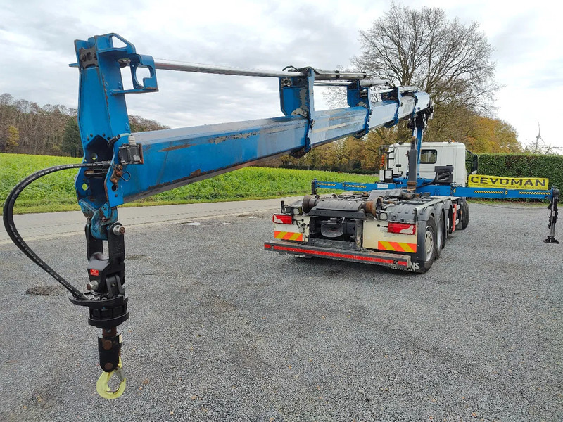 Scania P360 8x2 Tridem container Crane HIAB 244 - Гаковий мультиліфт вантажівка, Вантажівка з маніпулятором: фото 3 Scania P360 8x2 Tridem container Crane HIAB 244 - Гаковий мультиліфт вантажівка, Вантажівка з маніпулятором: фото 3