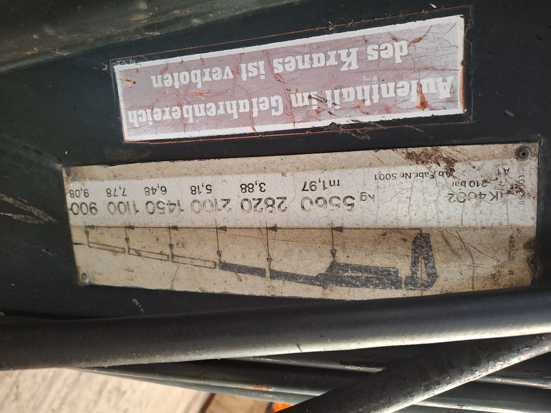 Atlas AK 4002 - Кран-маніпулятор: фото 4 Atlas AK 4002 - Кран-маніпулятор: фото 4