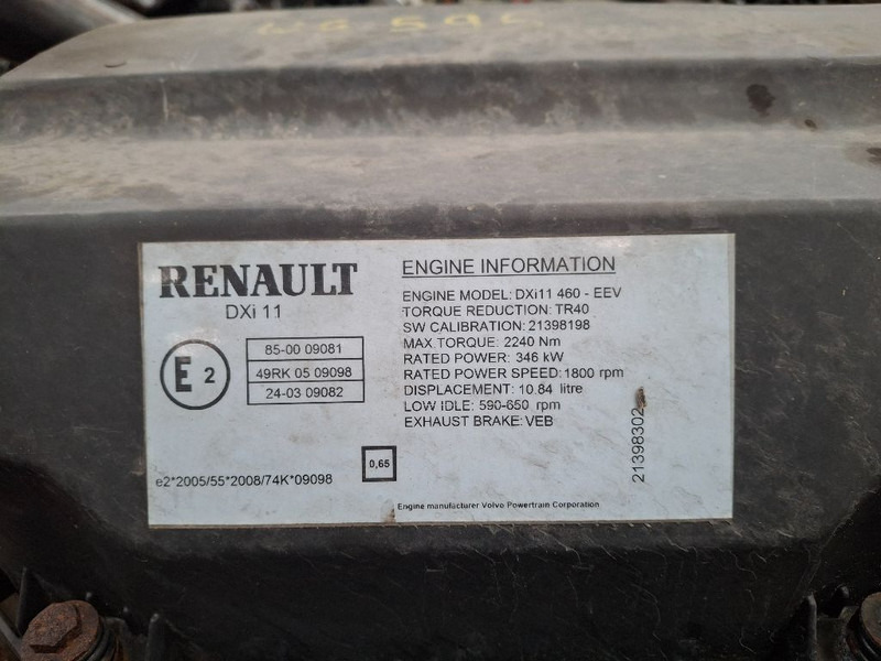 Renault DXI11-460HP - Двигун: фото 4 Renault DXI11-460HP - Двигун: фото 4