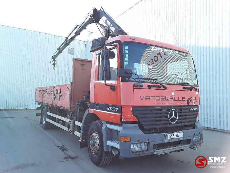 Mercedes-Benz Actros 2031 atlas 144b3 remote lames - Бортова вантажівка/ Платформа, Вантажівка з маніпулятором: фото 1 Mercedes-Benz Actros 2031 atlas 144b3 remote lames - Бортова вантажівка/ Платформа, Вантажівка з маніпулятором: фото 1