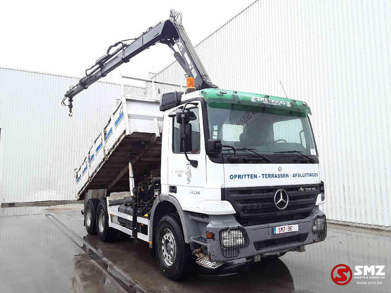 Mercedes-Benz Actros 2636 hiab 166e3 - Самоскид вантажівка, Вантажівка з маніпулятором: фото 1 Mercedes-Benz Actros 2636 hiab 166e3 - Самоскид вантажівка, Вантажівка з маніпулятором: фото 1