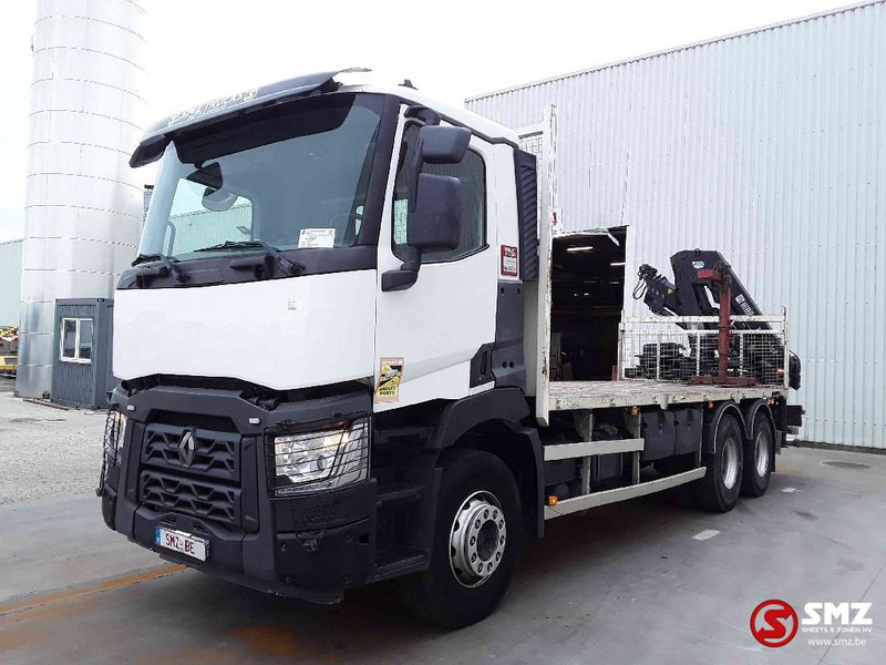 Renault C 380 hiab 188-3 remote - Бортова вантажівка/ Платформа, Вантажівка з маніпулятором: фото 3 Renault C 380 hiab 188-3 remote - Бортова вантажівка/ Платформа, Вантажівка з маніпулятором: фото 3