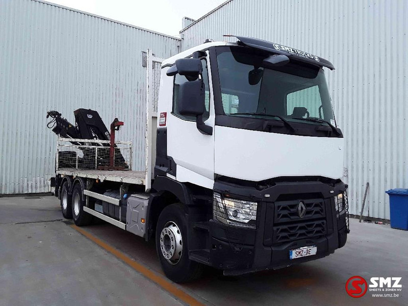 Renault C 380 hiab 188-3 remote - Бортова вантажівка/ Платформа, Вантажівка з маніпулятором: фото 1 Renault C 380 hiab 188-3 remote - Бортова вантажівка/ Платформа, Вантажівка з маніпулятором: фото 1