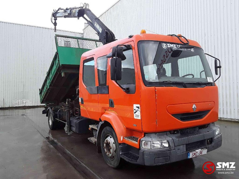 Renault Midlum 210 Hiab 102 manual pump - Самоскид вантажівка, Вантажівка з маніпулятором: фото 1 Renault Midlum 210 Hiab 102 manual pump - Самоскид вантажівка, Вантажівка з маніпулятором: фото 1