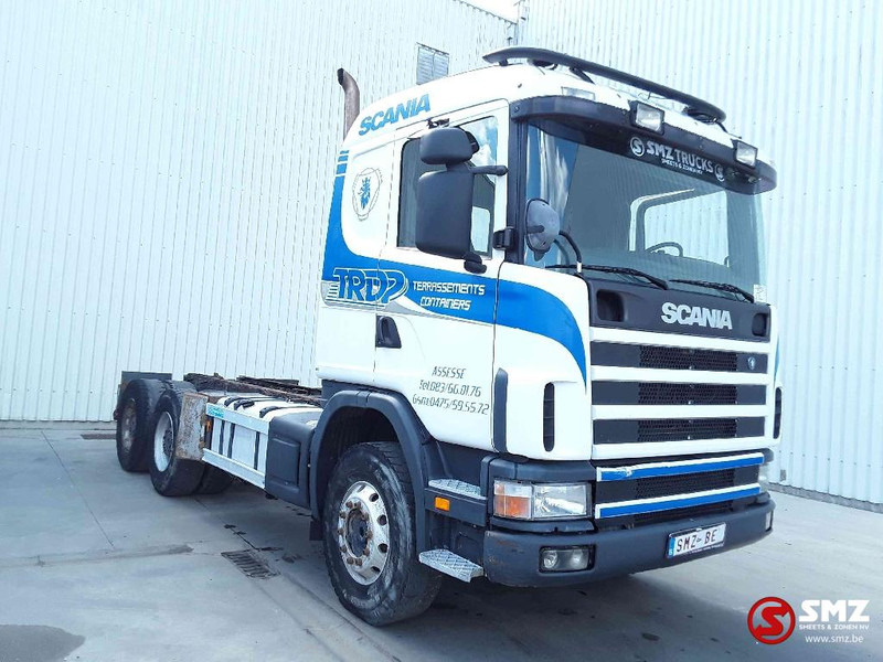 Scania 164 L 480 zijschade/side dammage - Вантажівка шасі: фото 1 Scania 164 L 480 zijschade/side dammage - Вантажівка шасі: фото 1