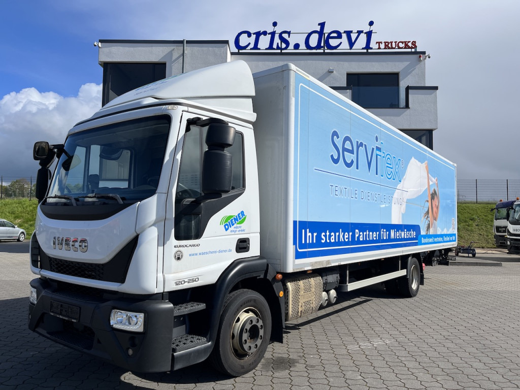 Iveco 120E25 Eurocargo 4x2 Koffer | Ladebordwand - Вантажівка з закритим кузовом: фото 1 Iveco 120E25 Eurocargo 4x2 Koffer | Ladebordwand - Вантажівка з закритим кузовом: фото 1