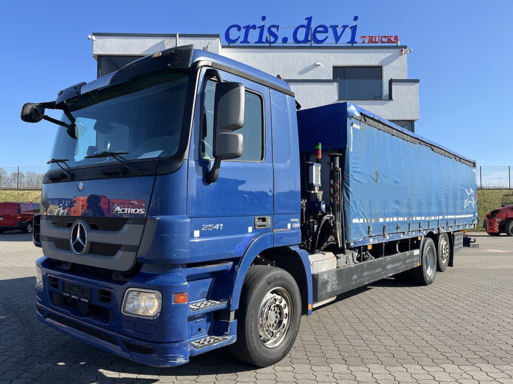 Mercedes-Benz 2541 6x2 Atlas 135.2E Pritsche 8,20 m - Бортова вантажівка/ Платформа, Вантажівка з маніпулятором: фото 1 Mercedes-Benz 2541 6x2 Atlas 135.2E Pritsche 8,20 m - Бортова вантажівка/ Платформа, Вантажівка з маніпулятором: фото 1